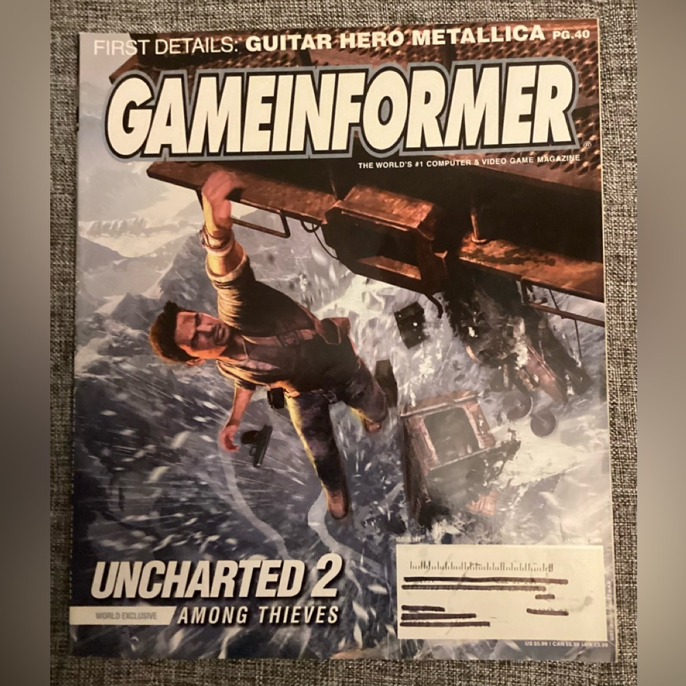 Game Informer Uncharted 2 Issue #189 January 2009